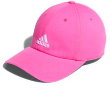 IR0815 adidas Saturday Hat Youth Fit Pink One Size