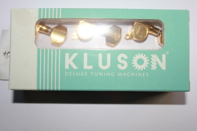 Kluson Mechaniken MS6LG deutscher Flügel 45 grad gold für Strat und Telecaster