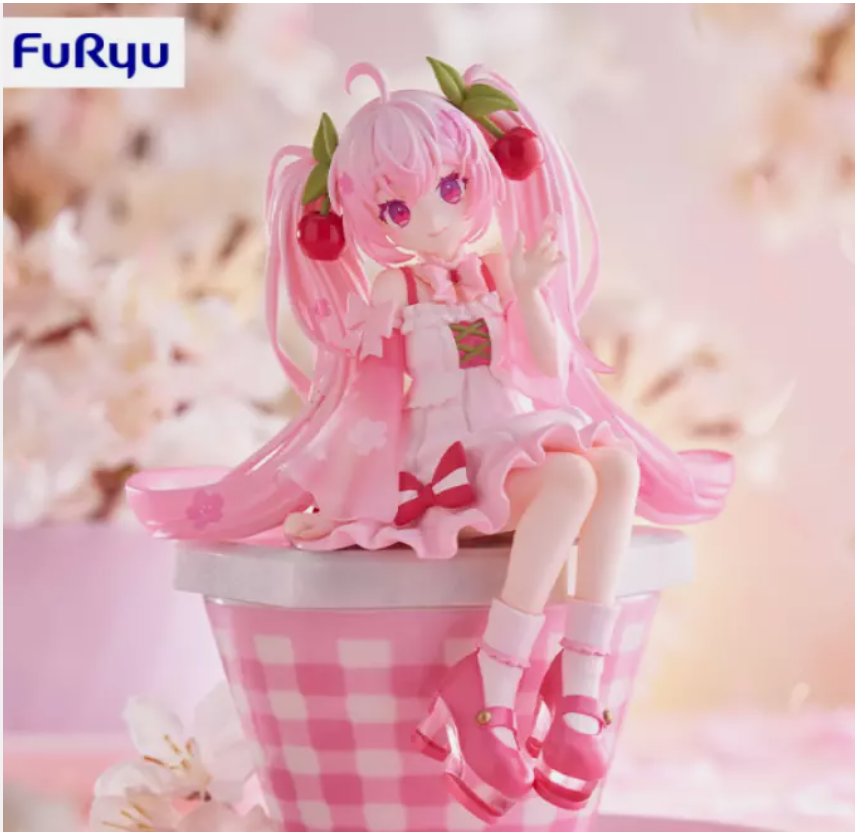 Hatsune Miku Sakura miku 2025 Noodle Stopper Figure FuRyu Japan | eBay