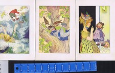Raggedy Ann Color Illustrations , Set/3 -- 1920 SET C plus Bonus