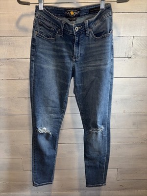 Lucky Brand Sasha Super Skinny Jeans Women's Size 6/28 Dark Wash