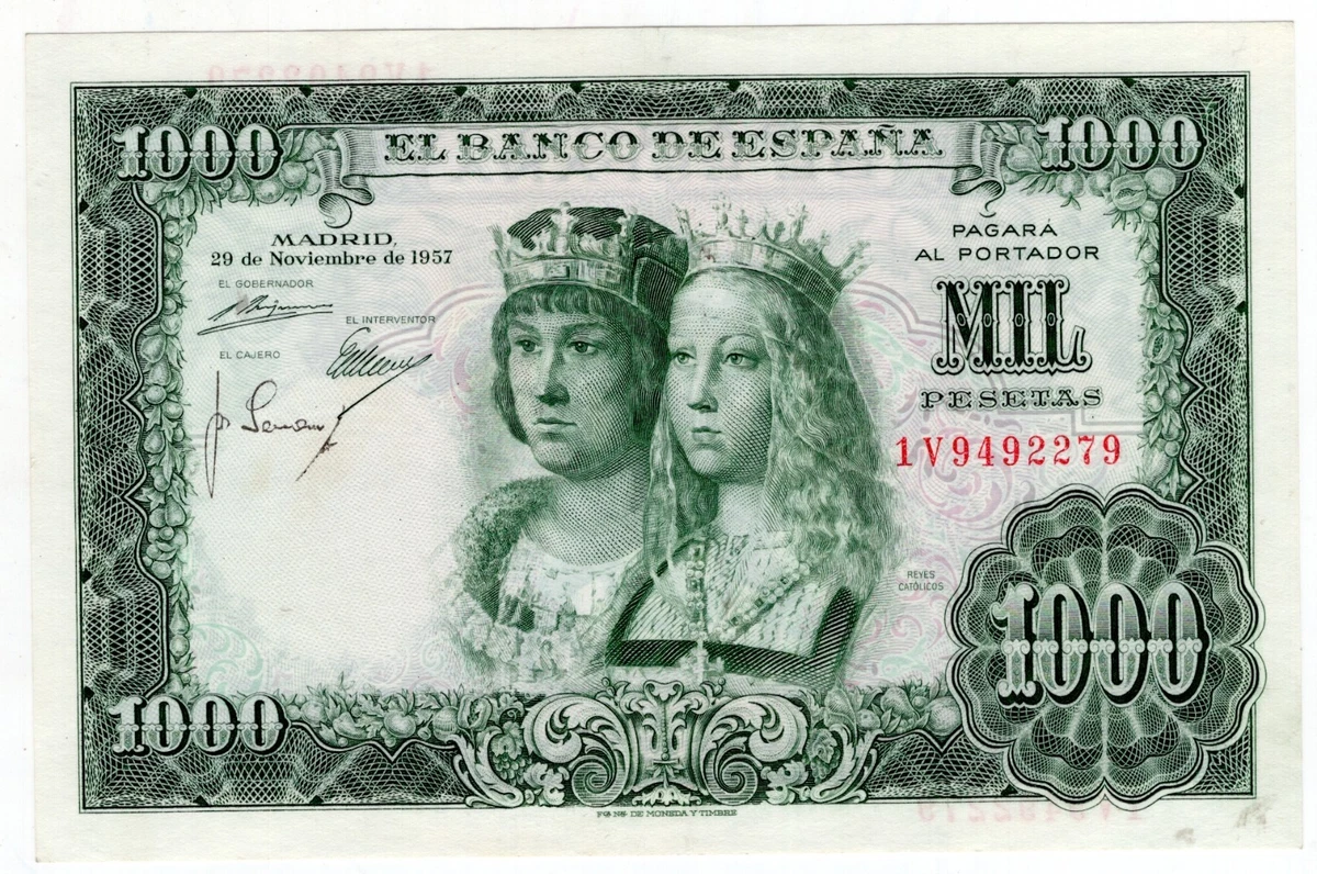 1957 Spanish Paper Money for sale | eBay