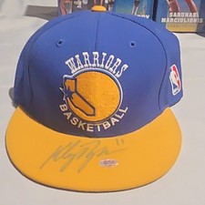 Mitchell & Ness Golden State Warriors Autographed Fitted Cap Lefty's Authentica…