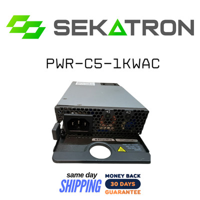   Cisco PWR-C5-1KWAC   1000W AC Power Supply   Tested   For Catalyst Switches  