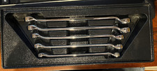 Snap-on Xbm605 12-point Metric 10 Offset Box Wrench Set 10-19mm Nice And Clean