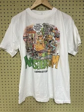 Vintage Amsterdam graphic T-shirt travel souvenir short sleeve white XL