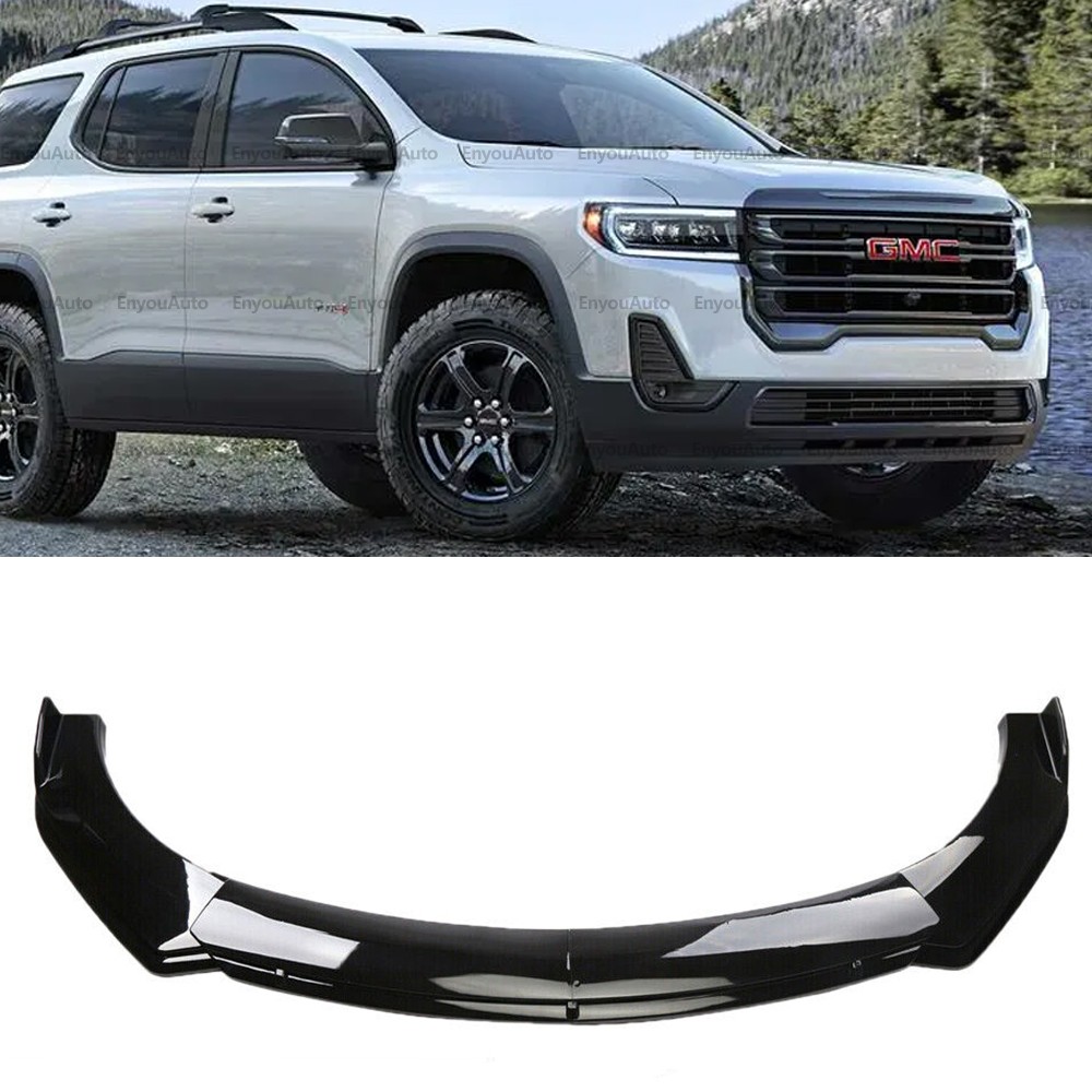 For GMC Terrain UNIVERSAL Front Bumper Lip Spoiler Splitter Glossy Black