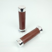 Poignée RMS marron / chromé pour scooter Piaggio 125 Vespa GT 1966 à 1973 Neuf