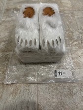 Bravest Studios bear claw mules size 11 white