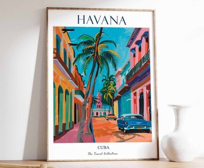 2_Havanna Print, Havanna Reiseposter, Nordamerika Reiseposter, Karibik Pri