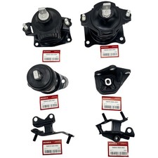 Oem 6pc Engine Motor Mounts Set For 2003-2007 Honda Accord 2.4l Automatic Trans