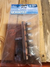 EcoPlus Air Manifold T Style 3/8 in Inlet – 6 Valve Outlet