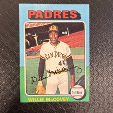 Topps 1975 Willie McCovey San Diego Padres #450 Base Set Baseball Card