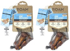 ROAM Pet Treats Small Ostrich Dog Chew, Dog Treat   Long Lasting Ostrich Bones f