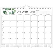 Wall Calendar 2026-2027   18 Monthly Calendar 2026-2027, 8.5 2026-2027 Calendar