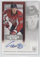 2013-14 Panini Playoff Contenders Rookie Ticket Cameron Schilling #278 Auto 0i5