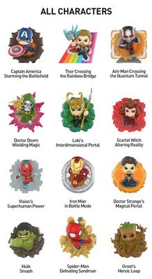 POP MART MARVEL ACROSS THE INFINITE SERIES BLIND BOX FIGURES CUTE