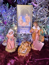 Fontanini Heirloom Nativity Set 5" Collection, Holy Family, 3-Piece