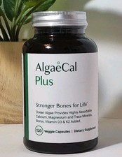 AlgaeCal Plus Stronger Bones *LARGER  120 count Algae Cal  UNOPENED-NEW.