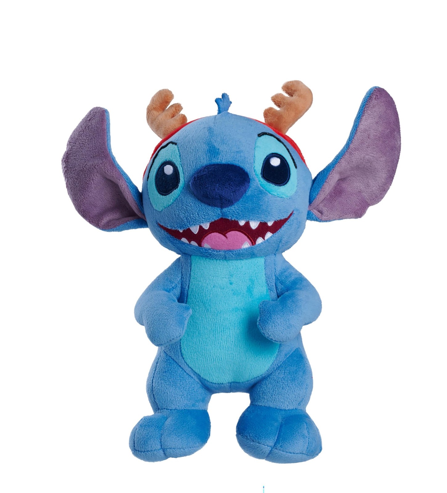 Disney Stitch with Antlers Christmas Plush 25cm tall cuddly character for snuggl 4790₽