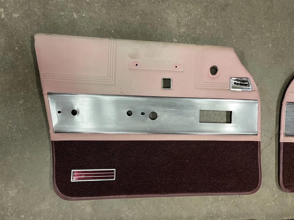 1961 Cadillac Series 62 Door Panel Set 4-door OEM Pink 61 - Image 3 of 4