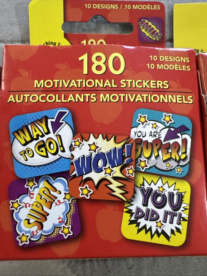 360 Reward Motivational Stickers For Kids 20 Designs | eBay