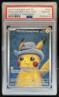 2023 Pokemon X Van Gogh Pikachu With Grey Felt Hat Black Star Promo #085 PSA 10