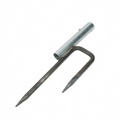 Steel Pole Stake Deep Grip Steel Ground Stake Easy to Install for Soil