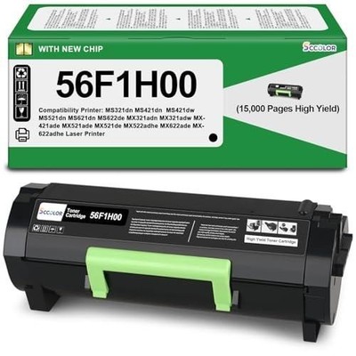 Lexmark 56F1H00 Black High Yield Toner Cartridge 15,00 Pages