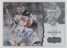 2023-24 Upper Deck Ice Rookies White Snowflake Olle Eriksson Ek #103 Auto 6wf