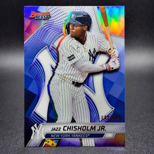 2025 Bowman Best - Refractor 142/250 Jazz Chisholm Jr. #28 New York Yankees