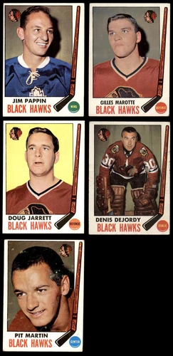 1969-70 Topps Blackhawks Near Team Set 4.5 - VG/EX+ 3756290 (7 / 11 cards)