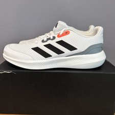 adidas Runfalcon 3.0 K Unisex Kids Mesh Low Top Lace-Up Sneaker 6.5 White