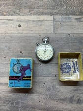 Vtg Hanhart 7 Jewels Shock Proof Stop Watch R...