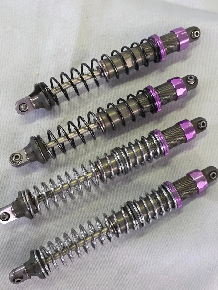 HPI BAJA 5B 1/5 Stoßdämpfer+Doppelfedern hinten/Passt auch für Rovan/Rofun usw - Bild 2 von 4