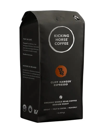 Kicking Horse Coffee Organic Cliff Hanger Espresso, 454 g