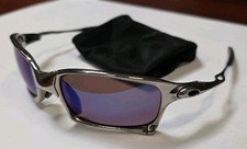 Gafas de sol Oakley X Metal X cuadradas pulidas azules polarizadas compra en tienda RX