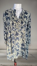 Vintage Natalie Martin Blue Silk Babydoll Dress