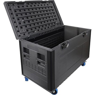 Utility Trunk ATA Road Case w / Wheels HDPE Storage Case DJ Stage Cable Case