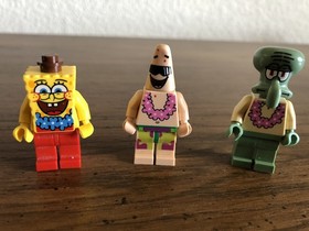 LEGO 3818 BIKINI BOTTOM UNDERSEA PARTY Spongebob Squarepants COMPLETE w/ minfigs
