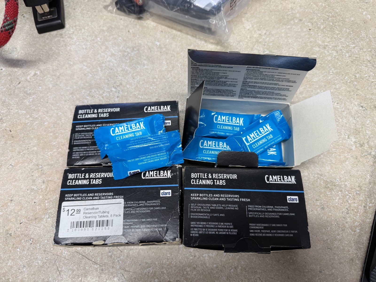 And Reservoir Cleaning Tabs - Lot Of Four Boxes