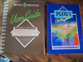 Acorn Electron Computer Books User Guide and Plus 1 User Guide