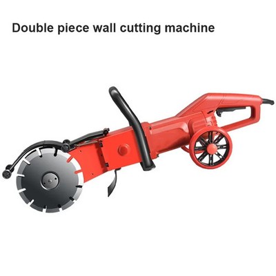 Double Chip Electric Wall Cutter Multi-function Handheld Chainsaw Cutter 220V