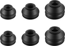Universal Rubber Tie Rod Boot Set, 6PCS Replacement for Rack and P Color: 6PCS