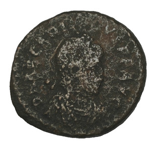 ANCIENT ROMAN HONORIUS MAIORINA NICOMEDIA LABARUM RIC 46 C 4.8 GR 21 MM