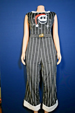 disney nightmare before christmas jack skellington Santa Jumpsuit Size L