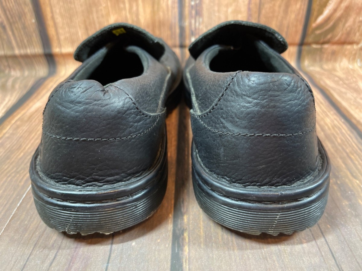 Dr. Martens Norfolk Black Slip Resistant Slip On Shoes 