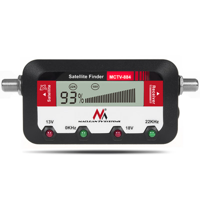 Digitaler Sat-Finder Maclean 3-fach Anzeige MCTV-884