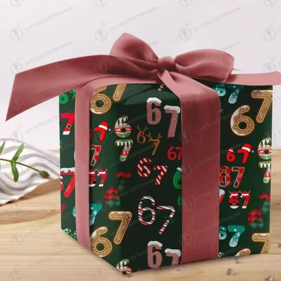 Divertido envoltorio de regalo de 67 memes - papel de envolver viral de cumpleaños y Navidad Foto 4 de 4