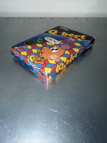 Q bert (Nintendo Entertainment System 1989) NES Complete CIB with Manual Tested 